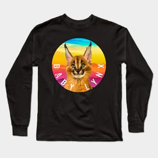 Baby lynx wild cat freedom Long Sleeve T-Shirt